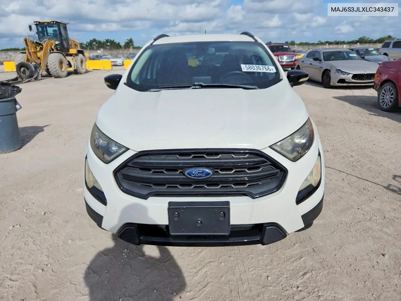 2020 Ford Ecosport Ses VIN: MAJ6S3JLXLC343437 Lot: 58036766