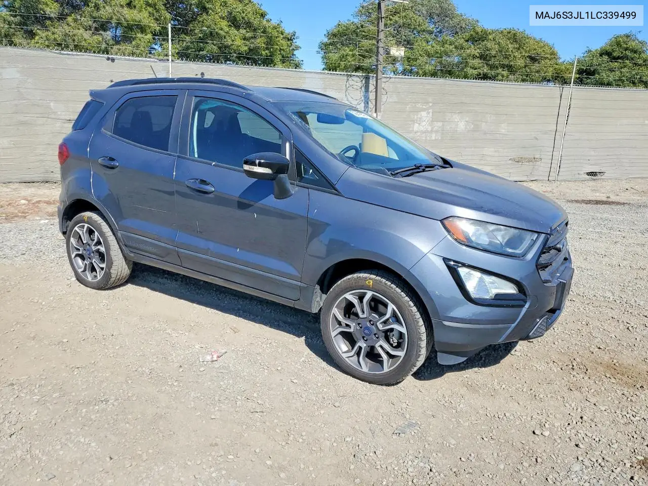 2020 Ford Ecosport Ses VIN: MAJ6S3JL1LC339499 Lot: 58419076