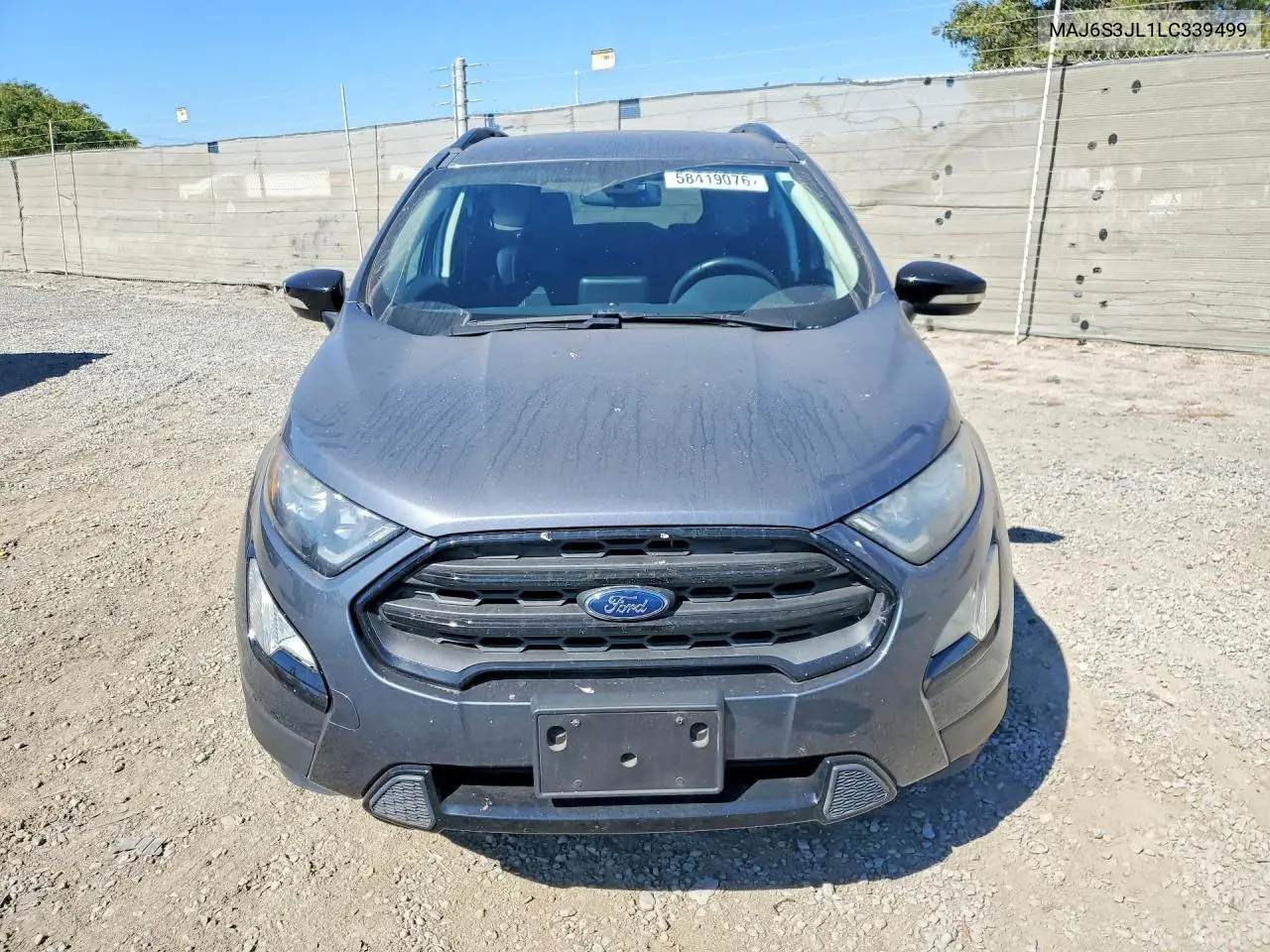 2020 Ford Ecosport Ses VIN: MAJ6S3JL1LC339499 Lot: 58419076