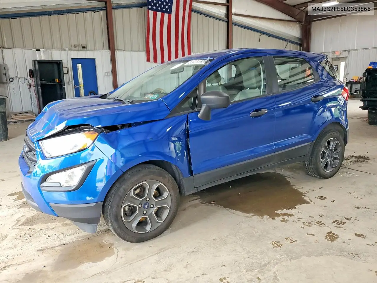 2020 Ford Ecosport S VIN: MAJ3S2FE5LC353865 Lot: 59231576