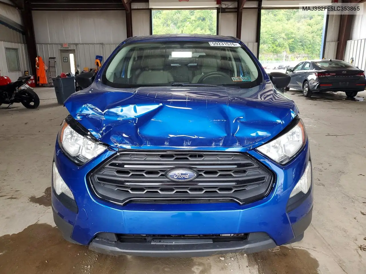 2020 Ford Ecosport S VIN: MAJ3S2FE5LC353865 Lot: 59231576