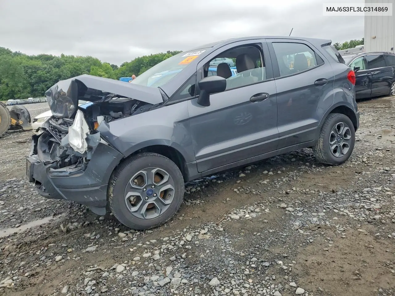 2020 Ford Ecosport S VIN: MAJ6S3FL3LC314869 Lot: 59289476