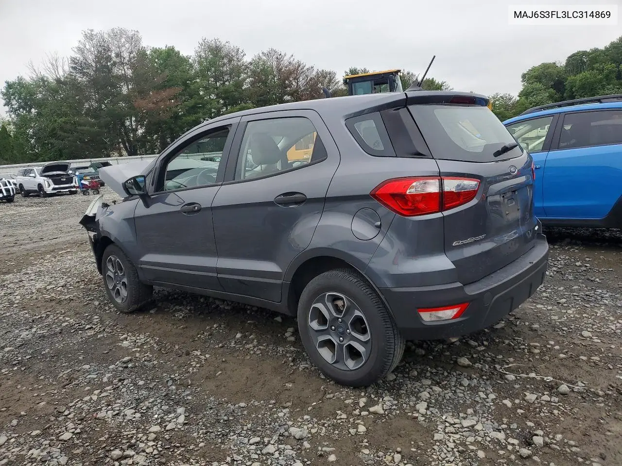 2020 Ford Ecosport S VIN: MAJ6S3FL3LC314869 Lot: 59289476