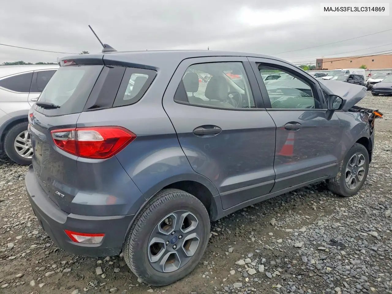 2020 Ford Ecosport S VIN: MAJ6S3FL3LC314869 Lot: 59289476