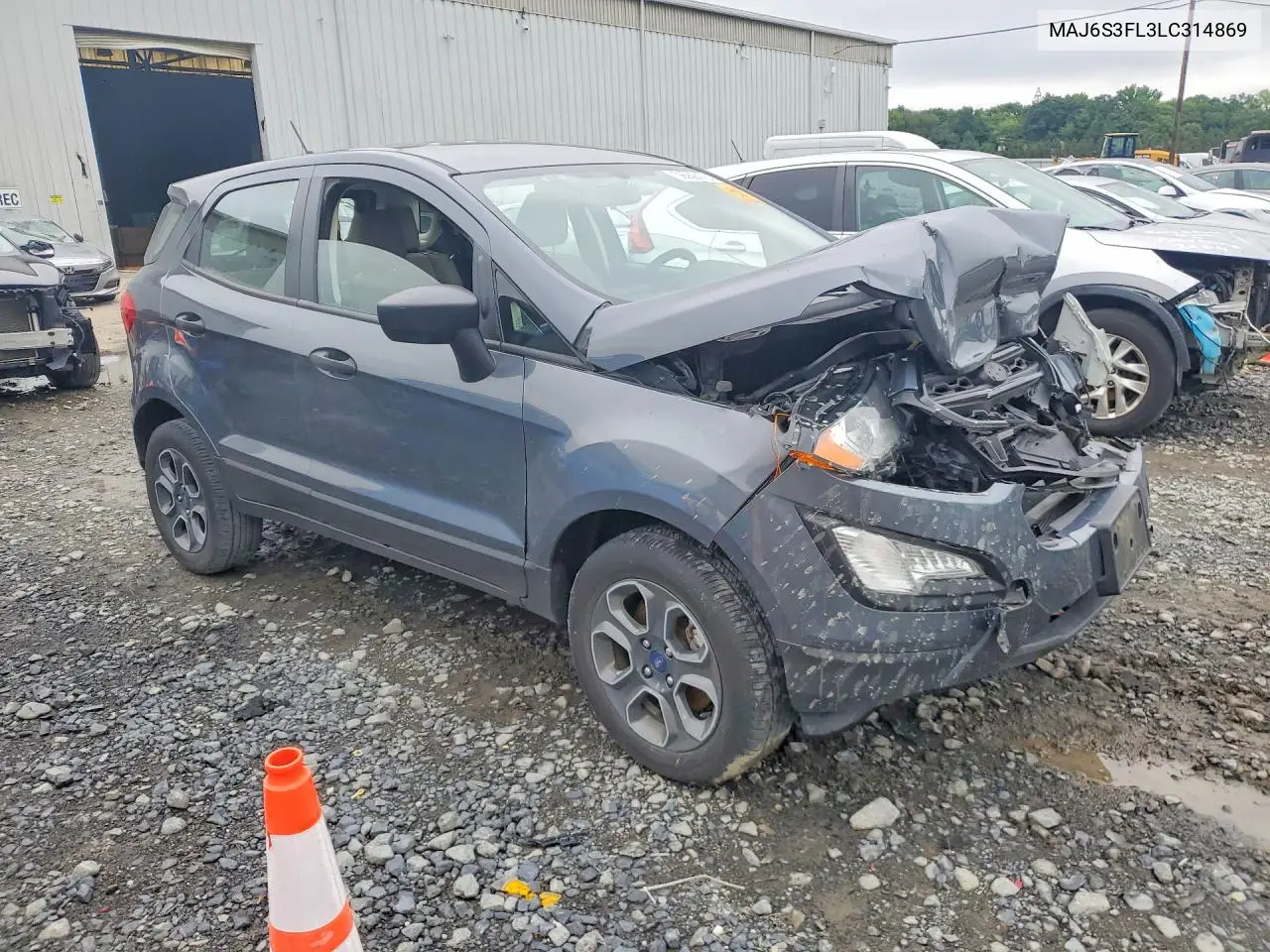 2020 Ford Ecosport S VIN: MAJ6S3FL3LC314869 Lot: 59289476