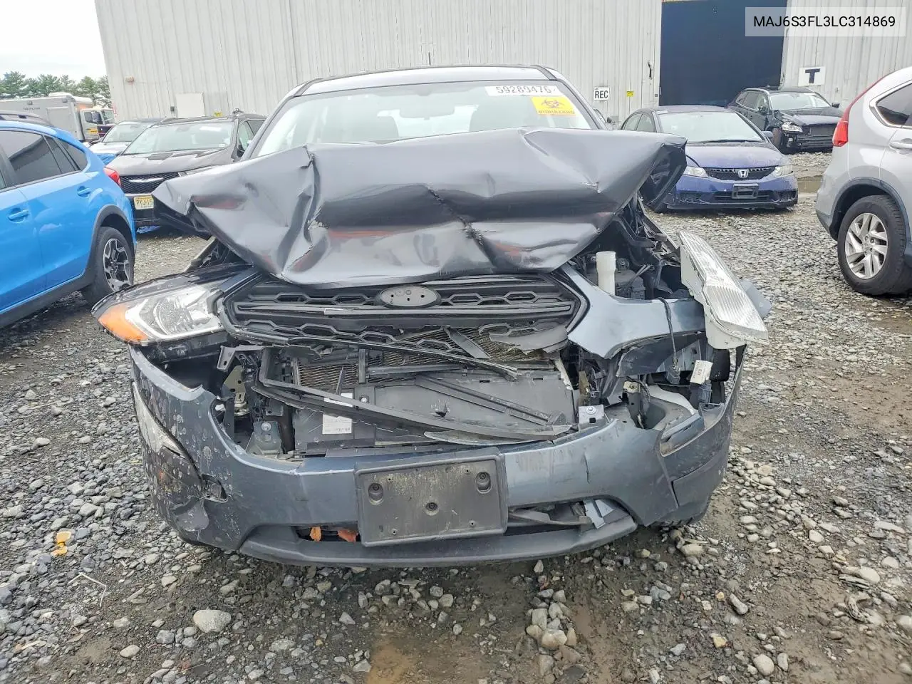 2020 Ford Ecosport S VIN: MAJ6S3FL3LC314869 Lot: 59289476