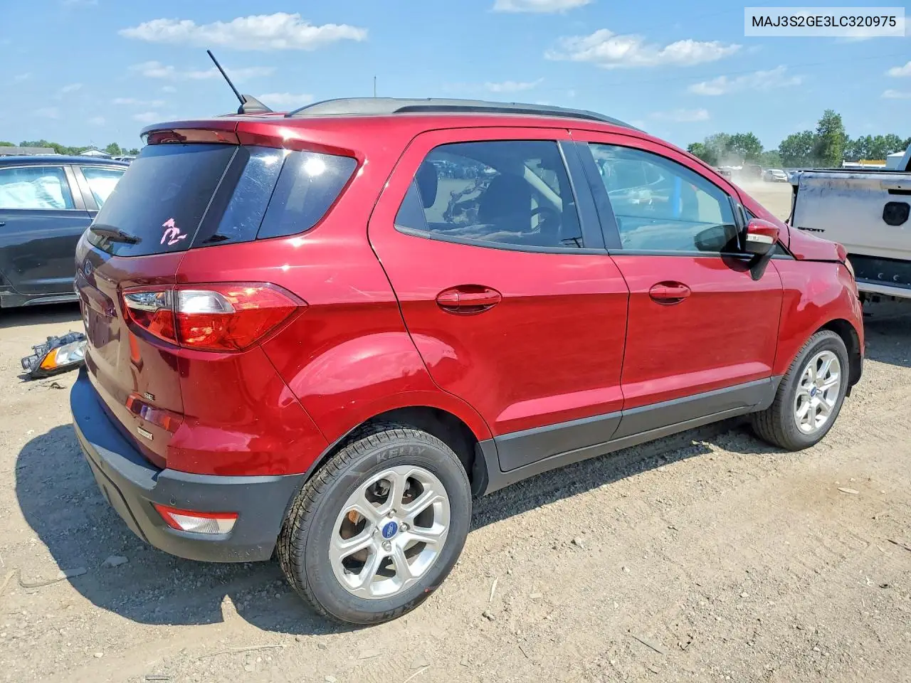 2020 Ford Ecosport Se VIN: MAJ3S2GE3LC320975 Lot: 59377046