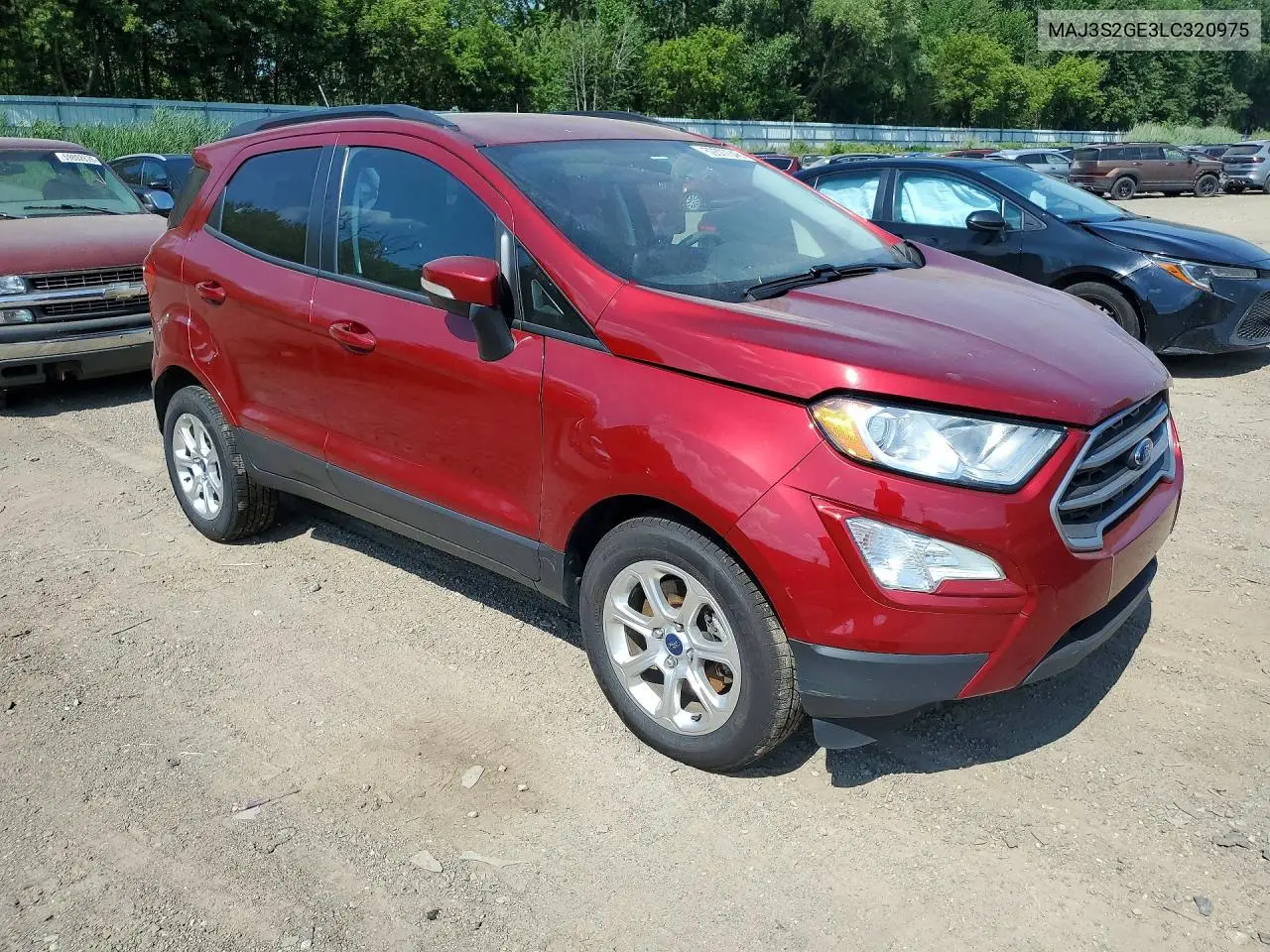 2020 Ford Ecosport Se VIN: MAJ3S2GE3LC320975 Lot: 59377046
