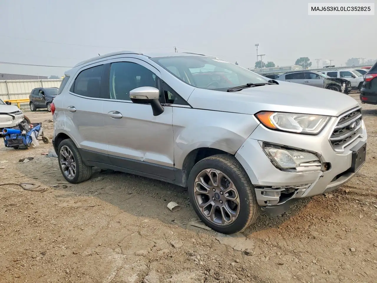 2020 Ford Ecosport Titanium VIN: MAJ6S3KL0LC352825 Lot: 59405756
