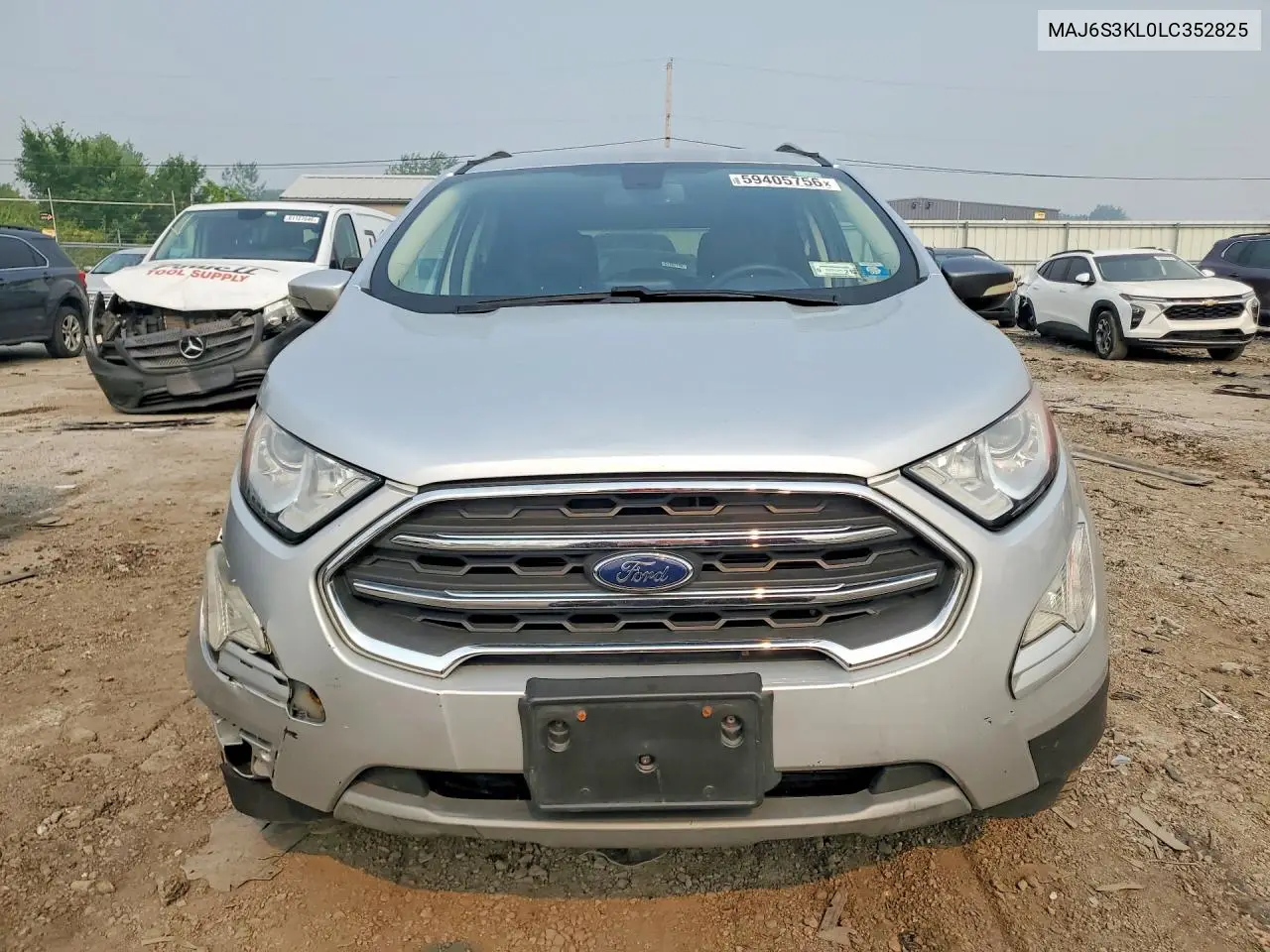 2020 Ford Ecosport Titanium VIN: MAJ6S3KL0LC352825 Lot: 59405756