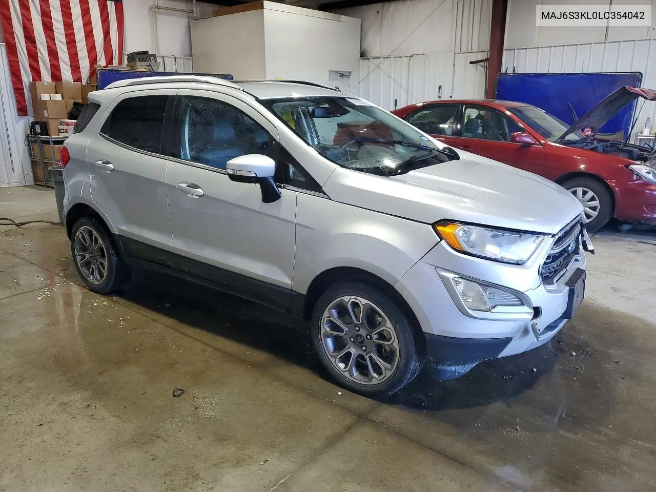 2020 Ford Ecosport Titanium VIN: MAJ6S3KL0LC354042 Lot: 59593236