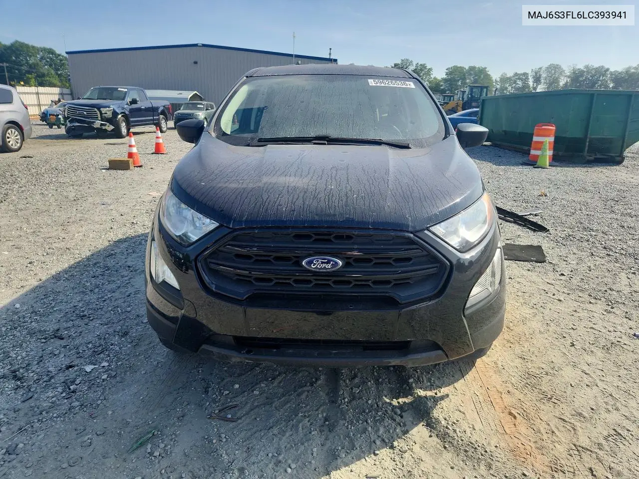 2020 Ford Ecosport S VIN: MAJ6S3FL6LC393941 Lot: 59626536
