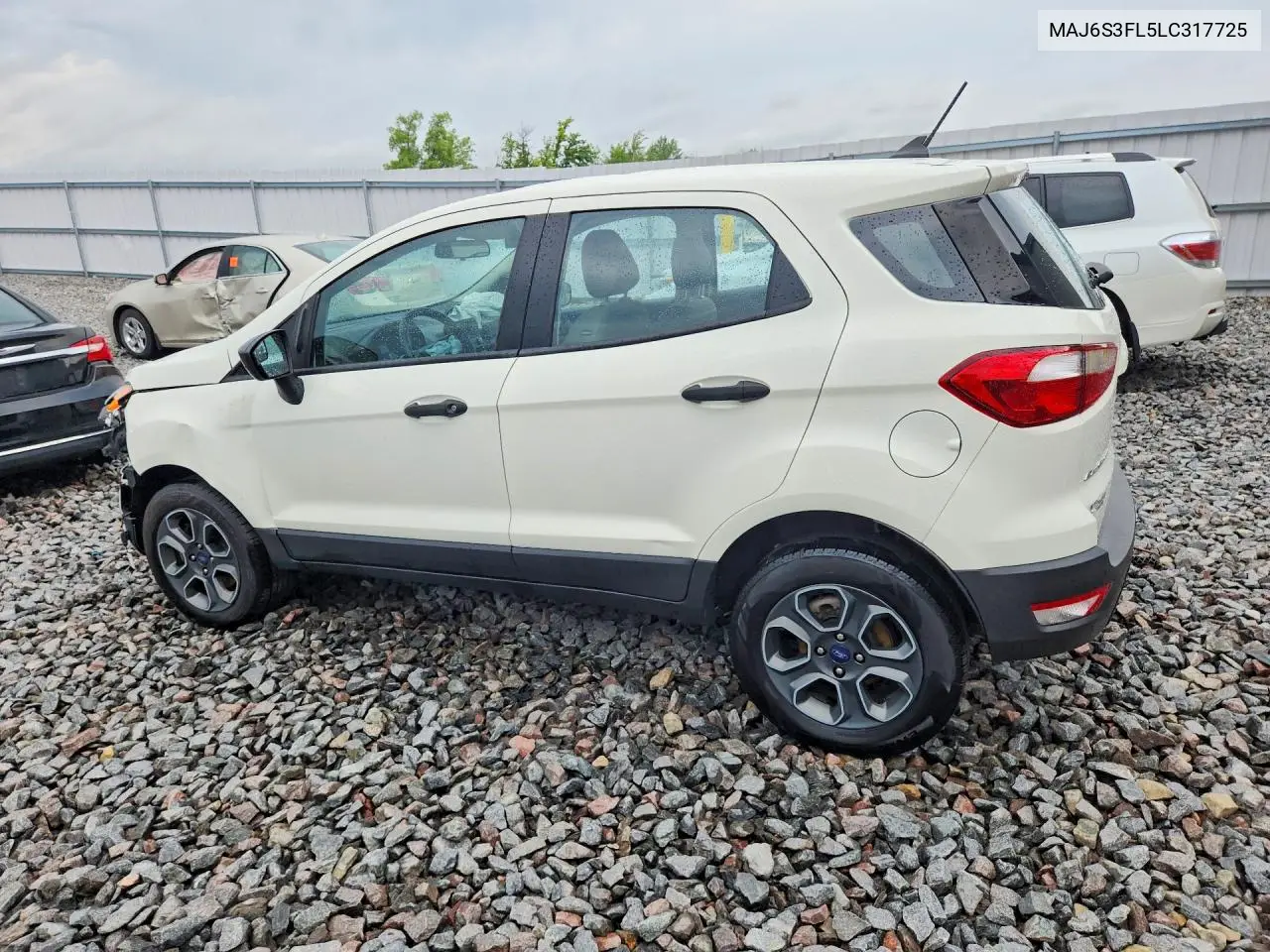 2020 Ford Ecosport S VIN: MAJ6S3FL5LC317725 Lot: 59654366