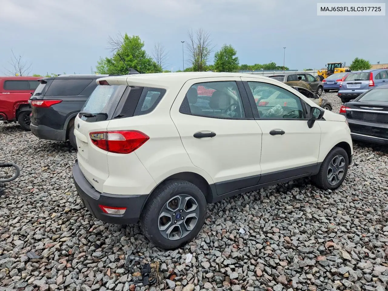 2020 Ford Ecosport S VIN: MAJ6S3FL5LC317725 Lot: 59654366