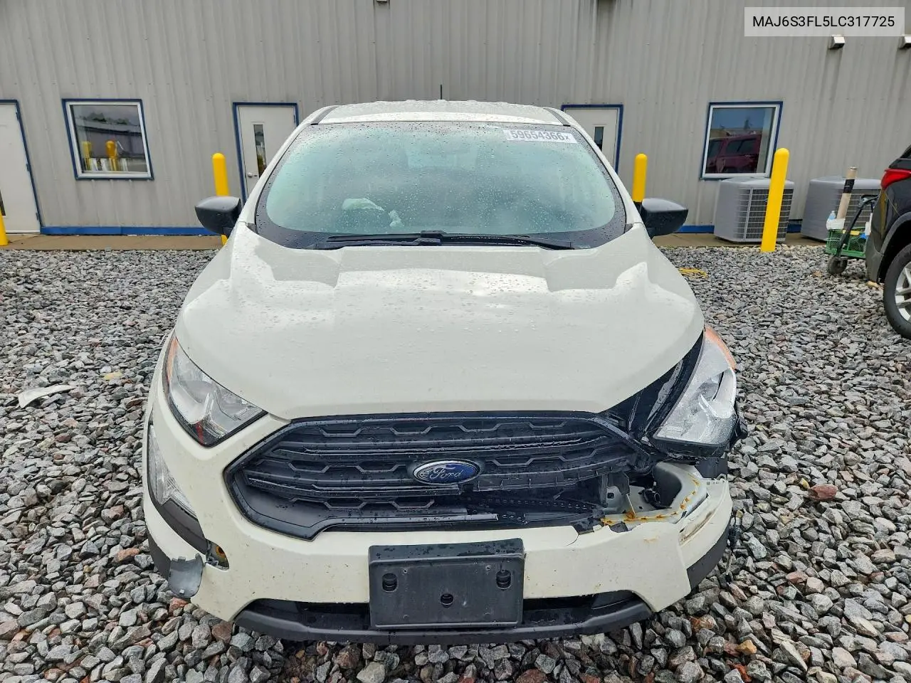 2020 Ford Ecosport S VIN: MAJ6S3FL5LC317725 Lot: 59654366