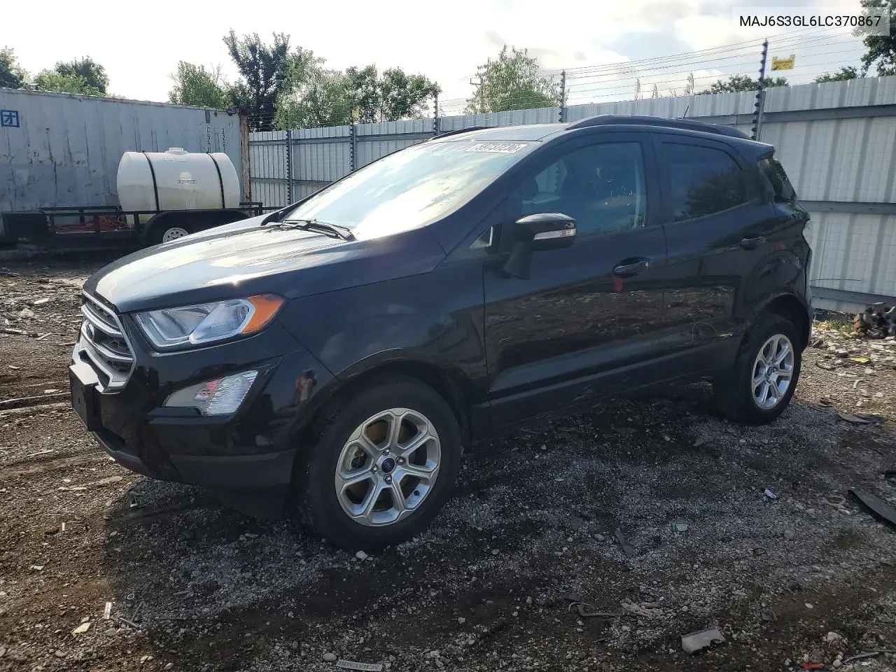 2020 Ford Ecosport Se VIN: MAJ6S3GL6LC370867 Lot: 59737236