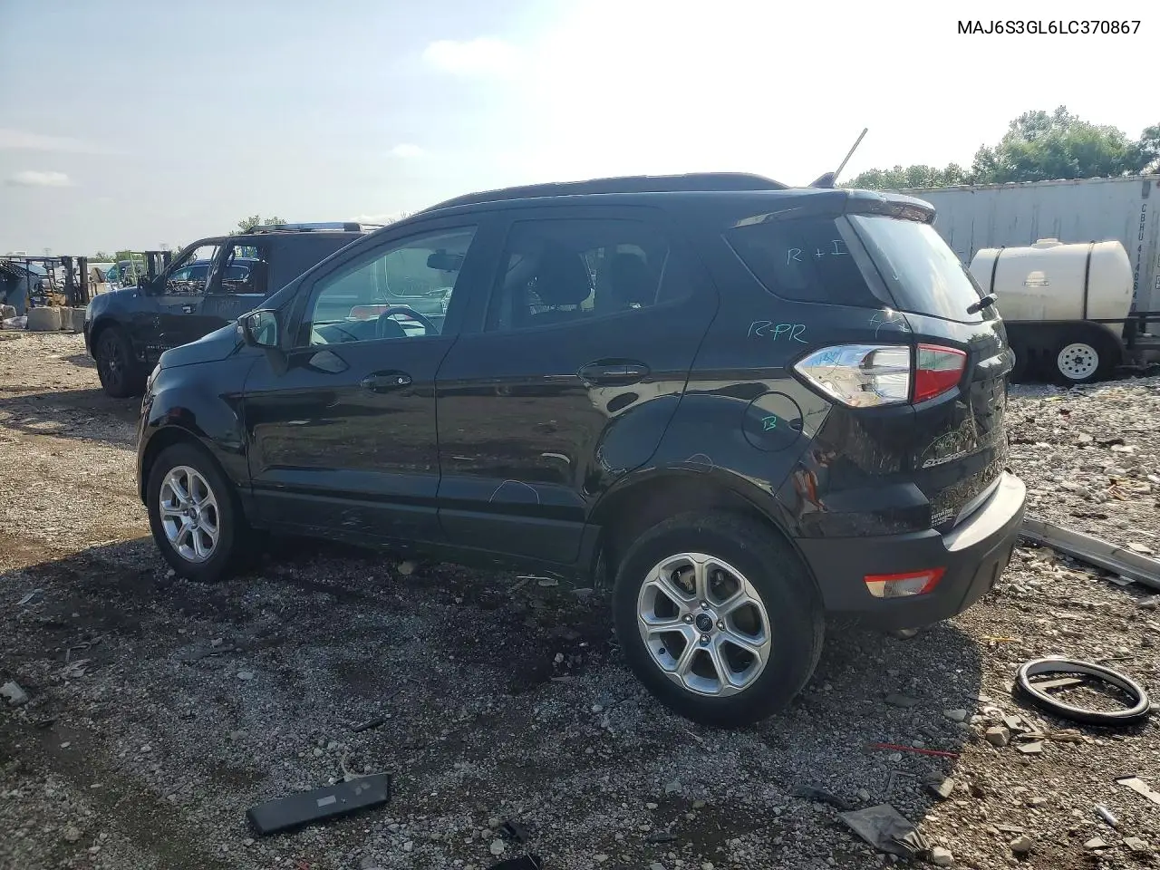 2020 Ford Ecosport Se VIN: MAJ6S3GL6LC370867 Lot: 59737236