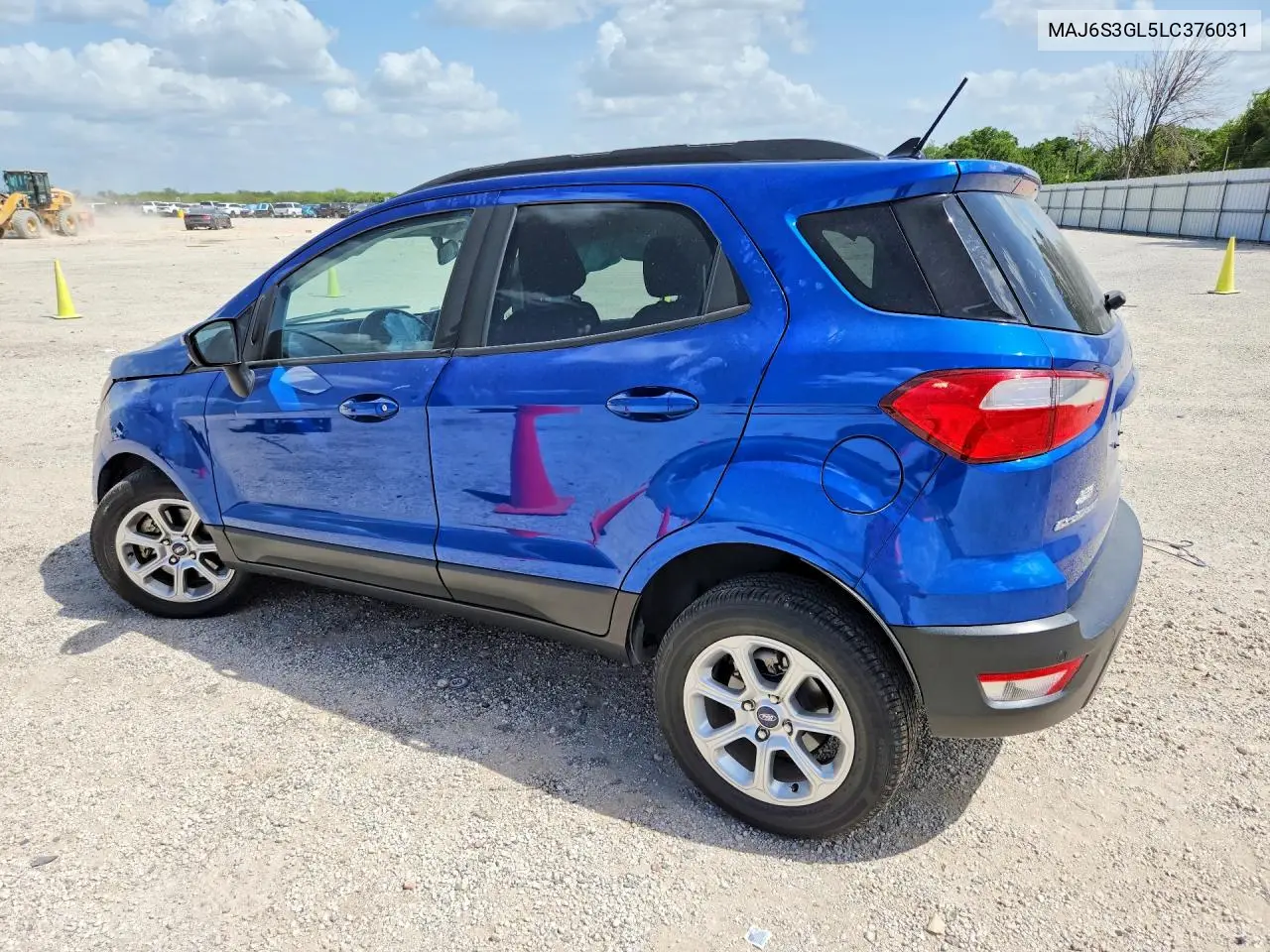 2020 Ford Ecosport Se VIN: MAJ6S3GL5LC376031 Lot: 60123886