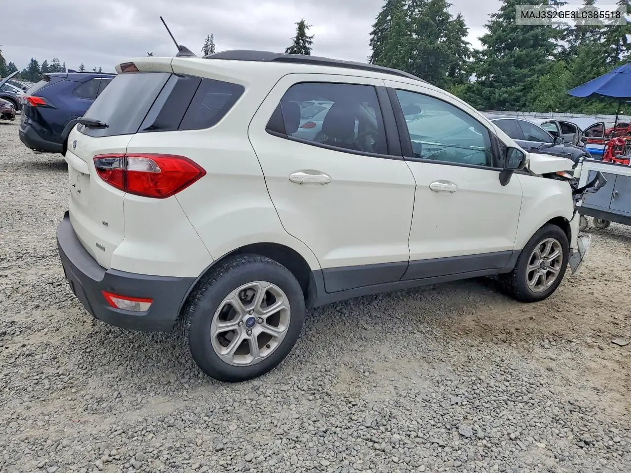 2020 Ford Ecosport Se VIN: MAJ3S2GE3LC385518 Lot: 60137106