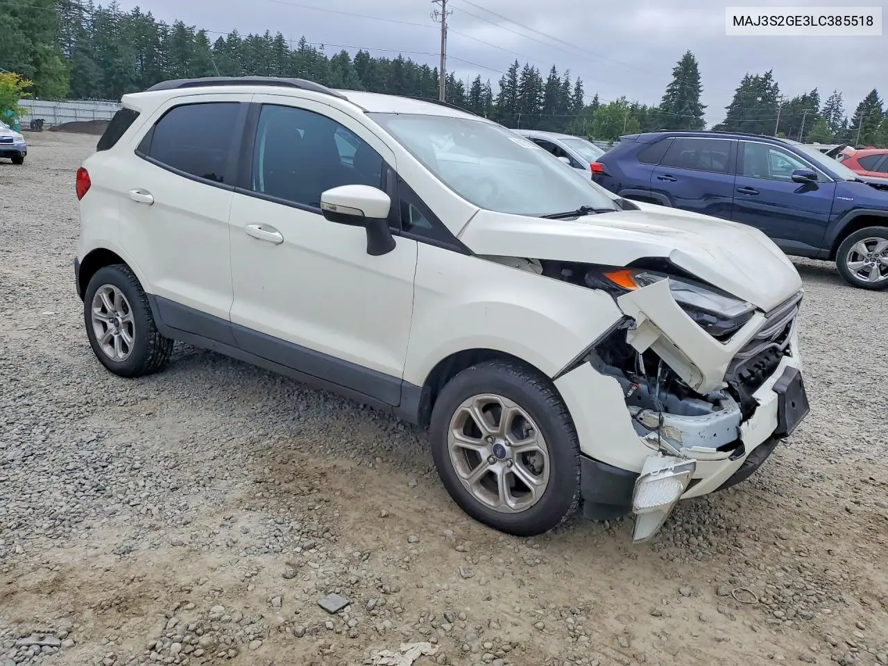 2020 Ford Ecosport Se VIN: MAJ3S2GE3LC385518 Lot: 60137106
