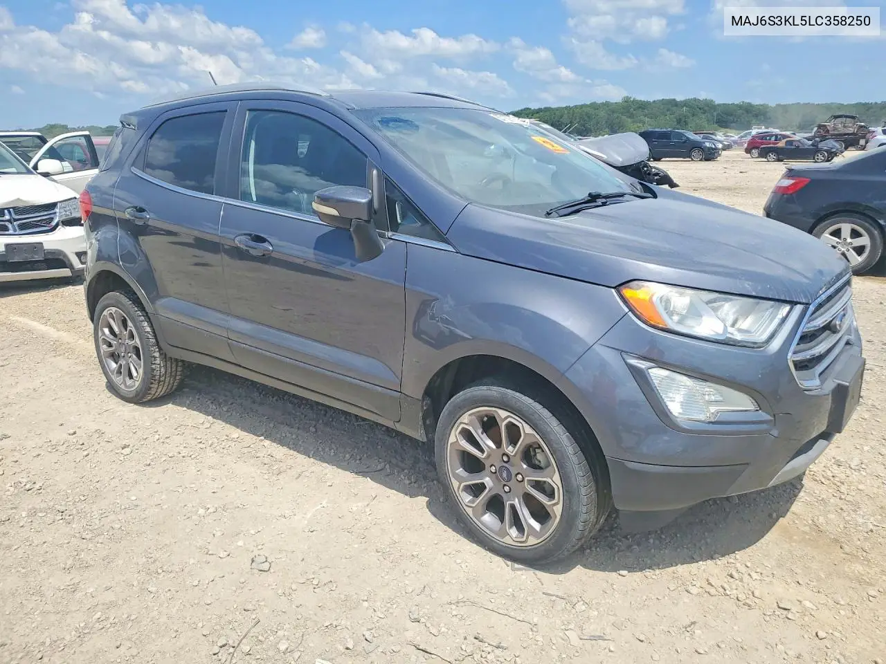 2020 Ford Ecosport Titanium VIN: MAJ6S3KL5LC358250 Lot: 60152716
