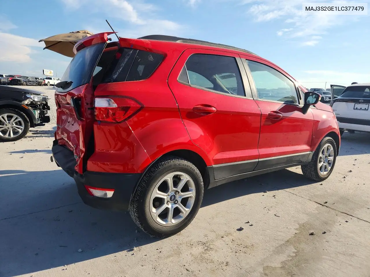 2020 Ford Ecosport Se VIN: MAJ3S2GE1LC377479 Lot: 60187676