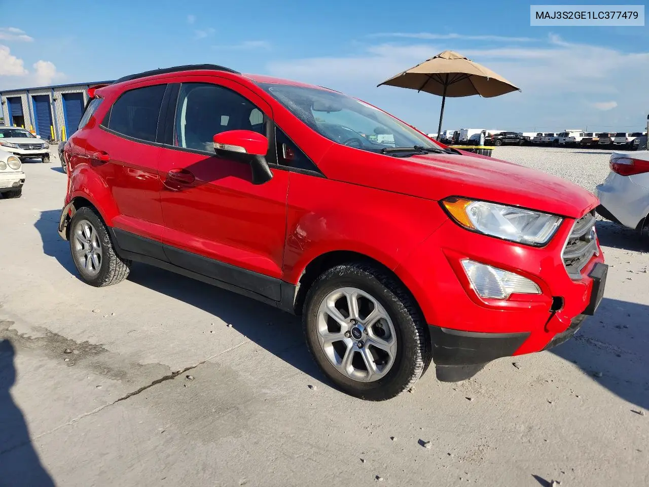 2020 Ford Ecosport Se VIN: MAJ3S2GE1LC377479 Lot: 60187676