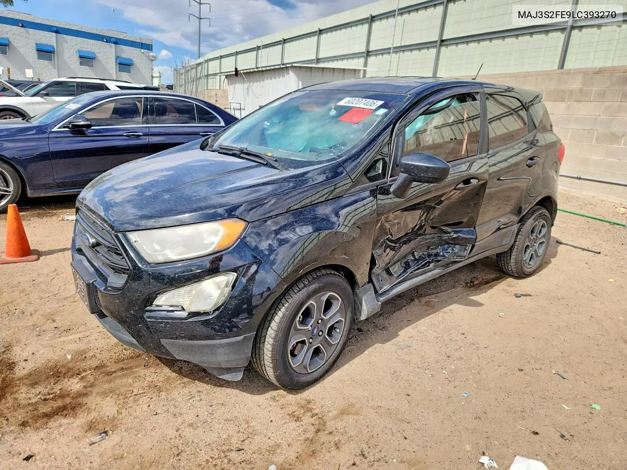 2020 Ford Ecosport S VIN: MAJ3S2FE9LC393270 Lot: 60207406