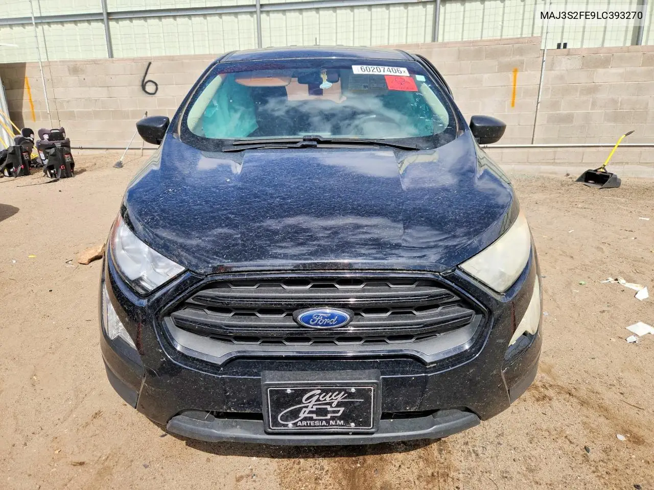 2020 Ford Ecosport S VIN: MAJ3S2FE9LC393270 Lot: 60207406