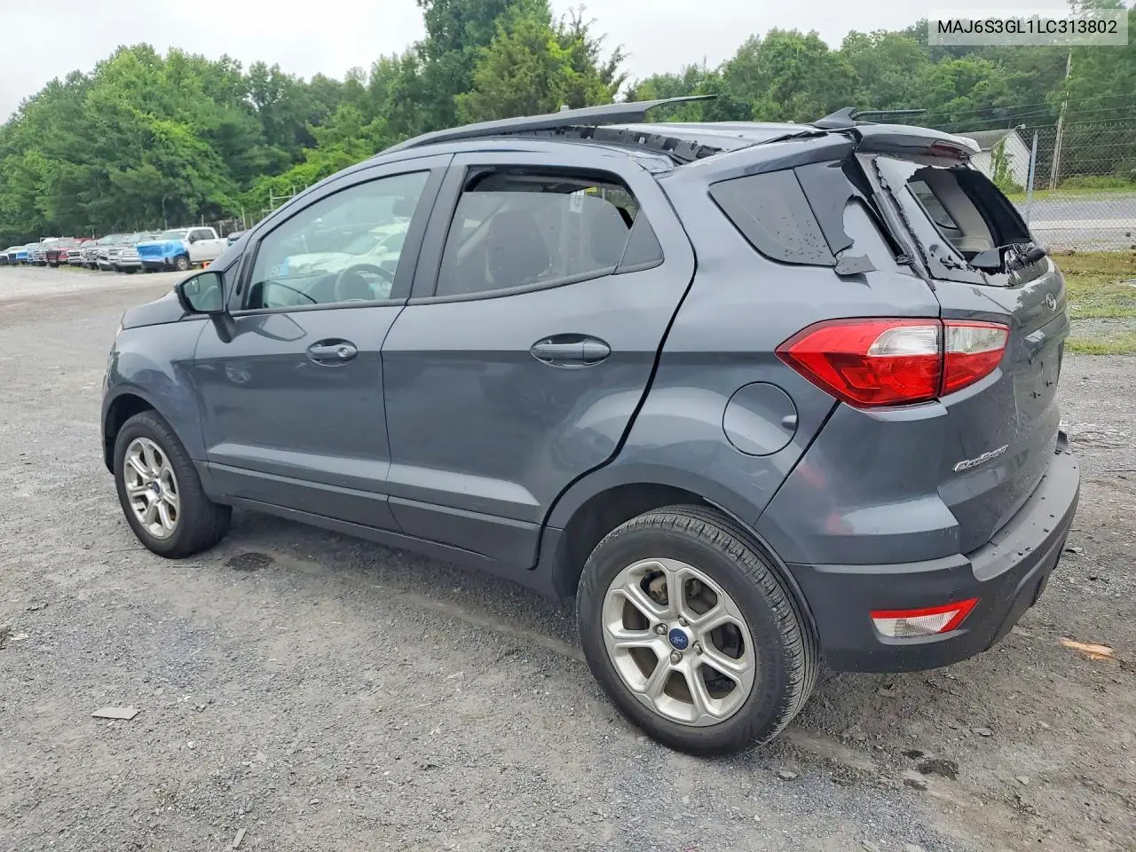 2020 Ford Ecosport Se VIN: MAJ6S3GL1LC313802 Lot: 60277486