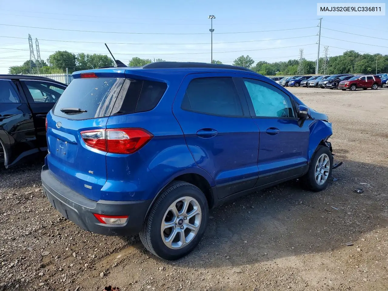 2020 Ford Ecosport Se VIN: MAJ3S2GE9LC336811 Lot: 60279646