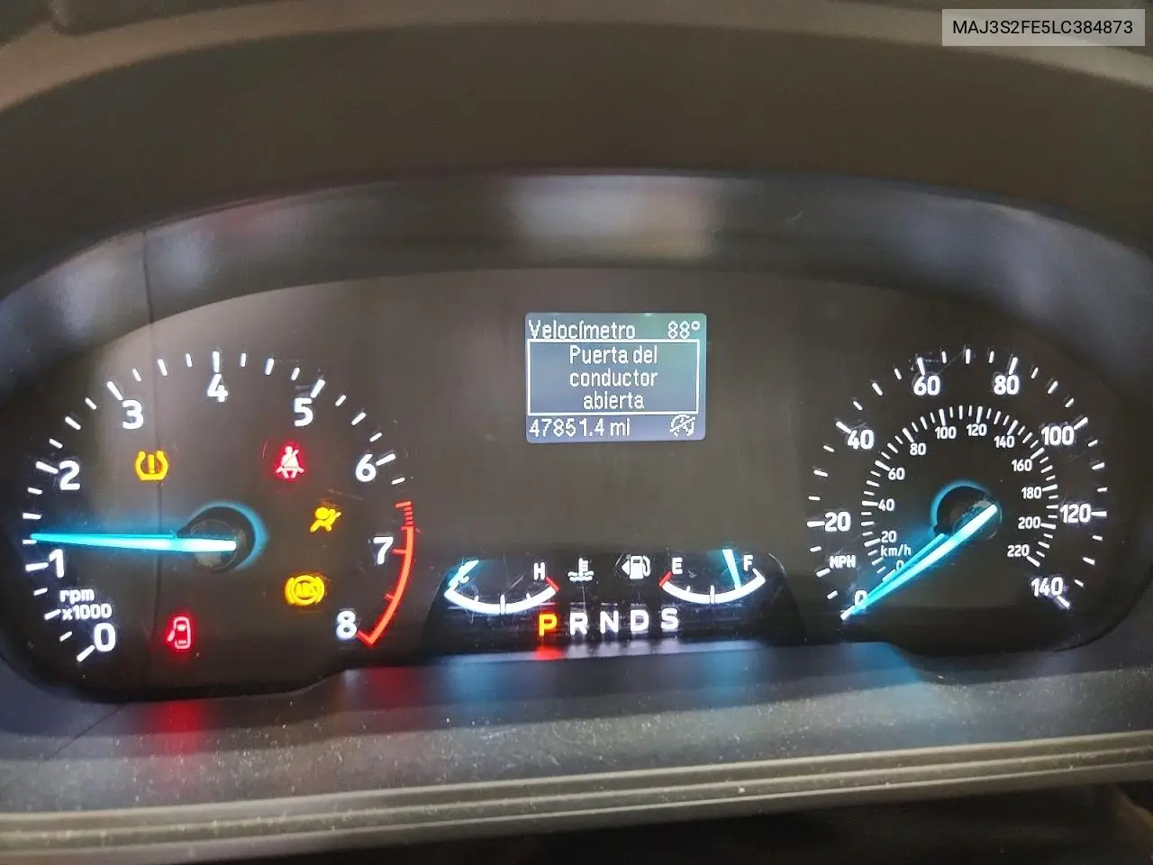 2020 Ford Ecosport VIN: MAJ3S2FE5LC384873 Lot: 60331546