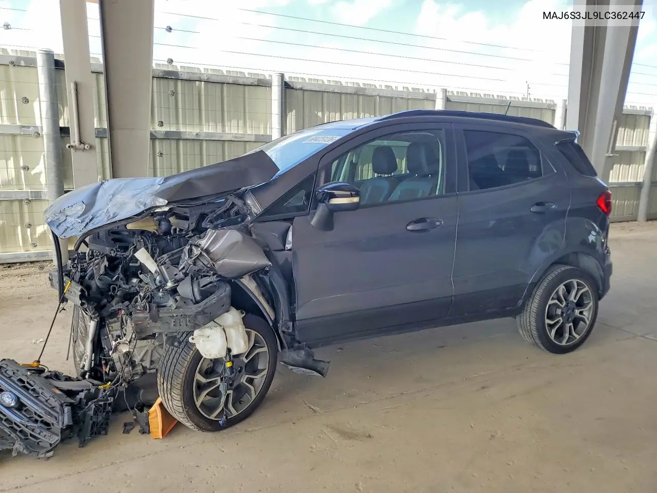 2020 Ford Ecosport Ses VIN: MAJ6S3JL9LC362447 Lot: 60423126