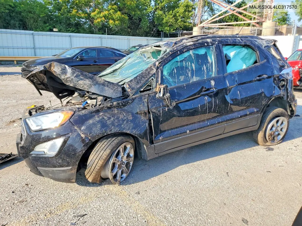 2020 Ford Ecosport Se VIN: MAJ6S3GL4LC317570 Lot: 60441926