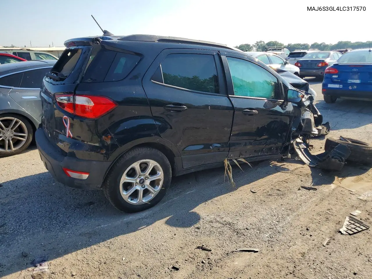 2020 Ford Ecosport Se VIN: MAJ6S3GL4LC317570 Lot: 60441926