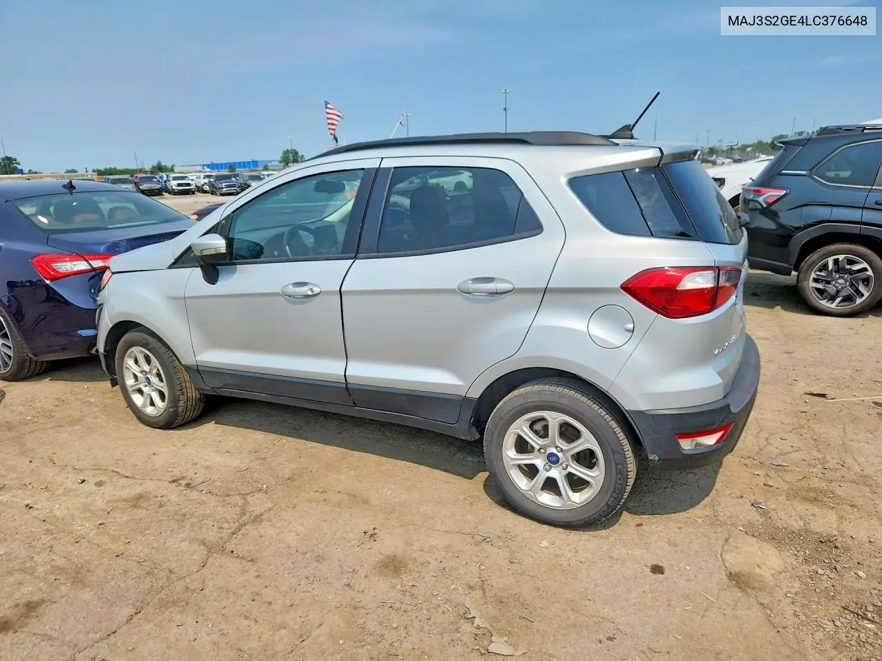 2020 Ford Ecosport Se VIN: MAJ3S2GE4LC376648 Lot: 60840766