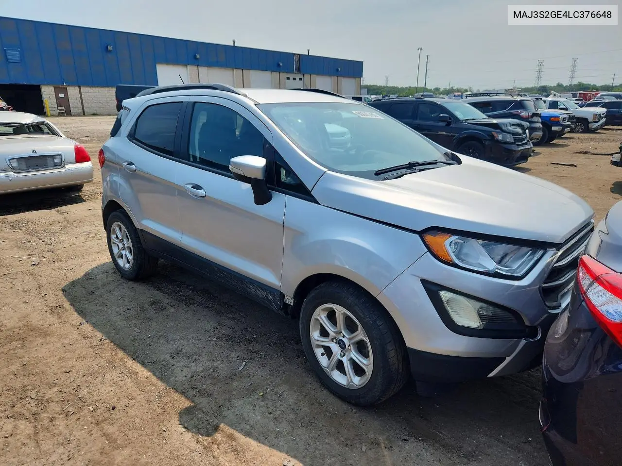 2020 Ford Ecosport Se VIN: MAJ3S2GE4LC376648 Lot: 60840766