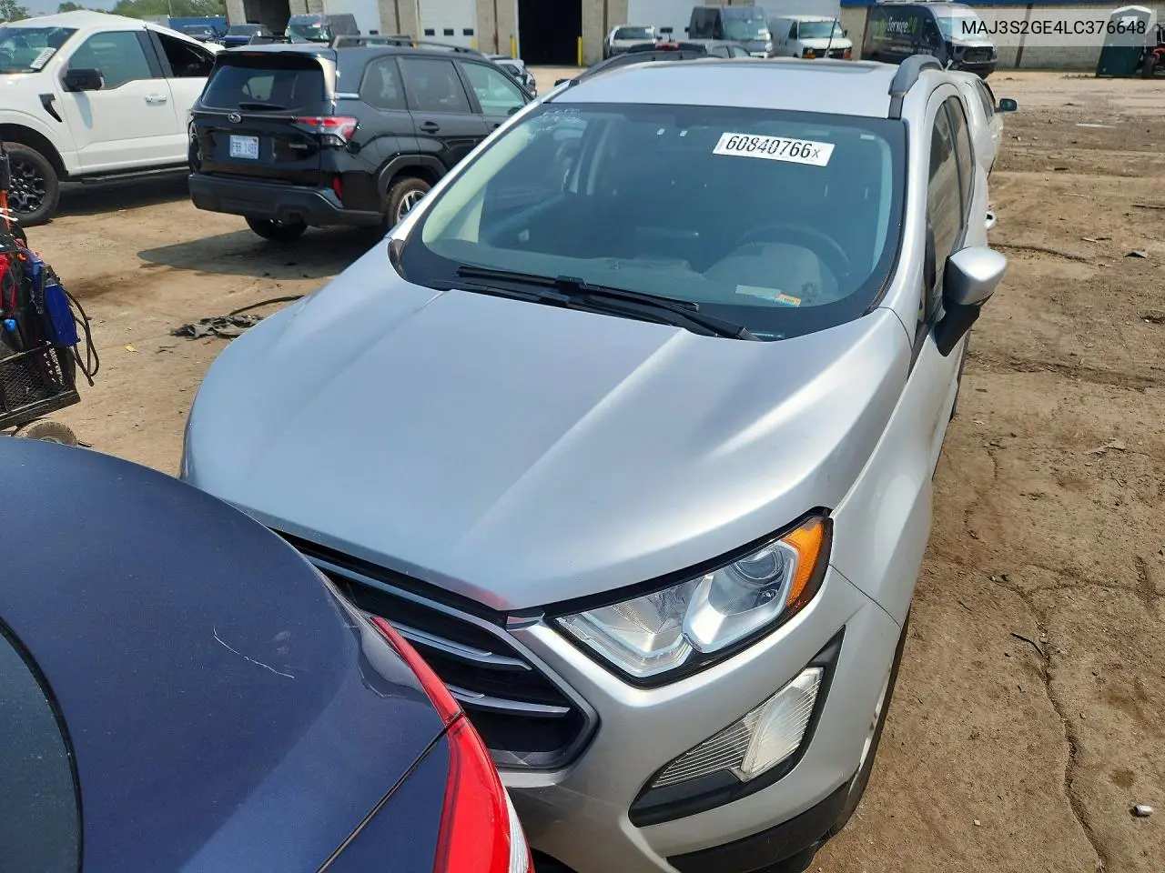 2020 Ford Ecosport Se VIN: MAJ3S2GE4LC376648 Lot: 60840766
