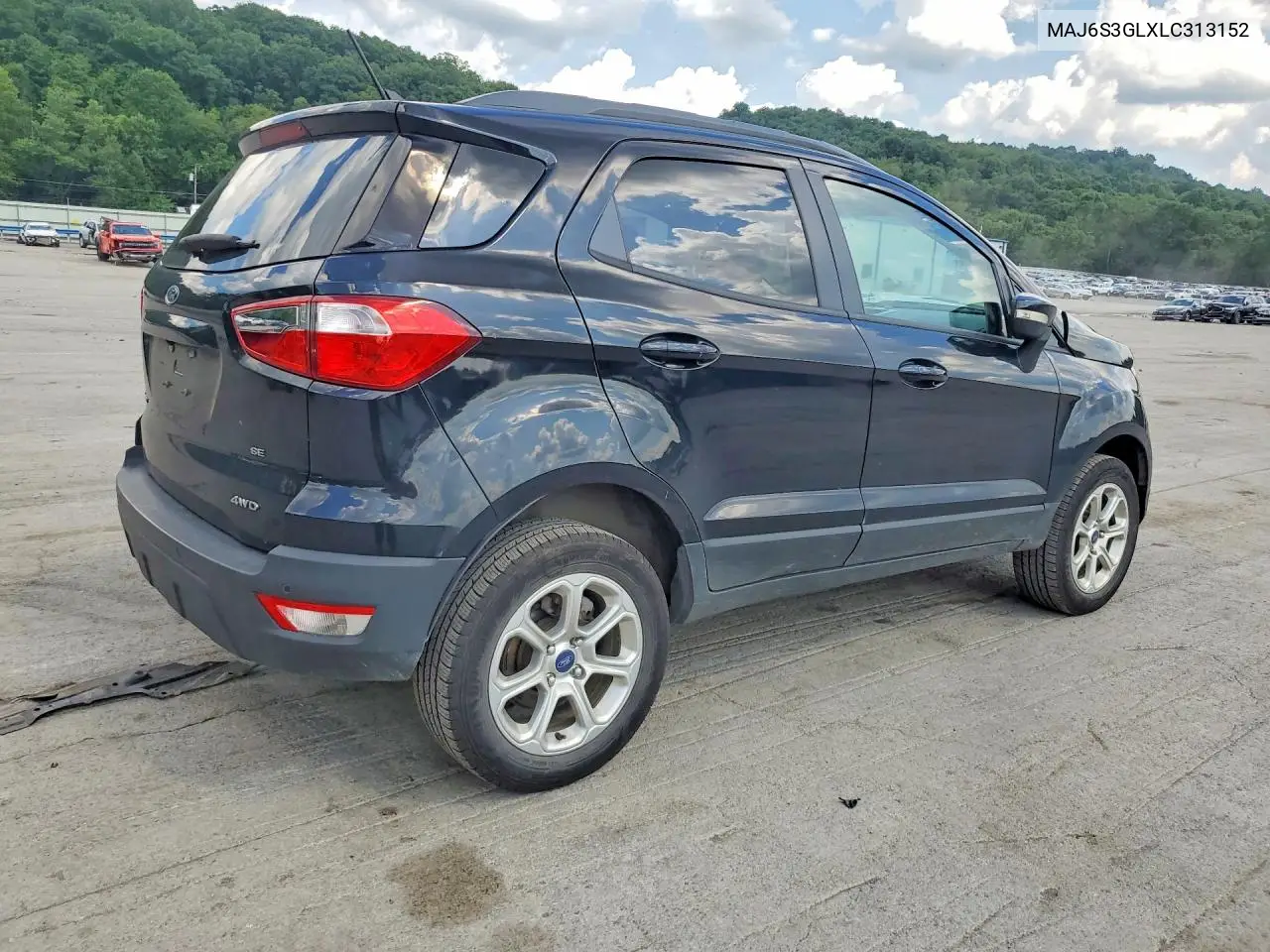 2020 Ford Ecosport Se VIN: MAJ6S3GLXLC313152 Lot: 60849706