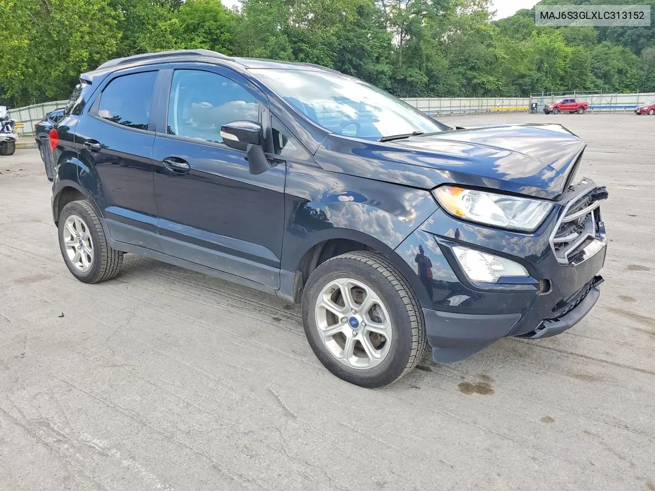 2020 Ford Ecosport Se VIN: MAJ6S3GLXLC313152 Lot: 60849706