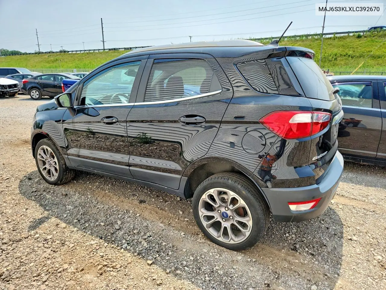 2020 Ford Ecosport Titanium VIN: MAJ6S3KLXLC392670 Lot: 61188226