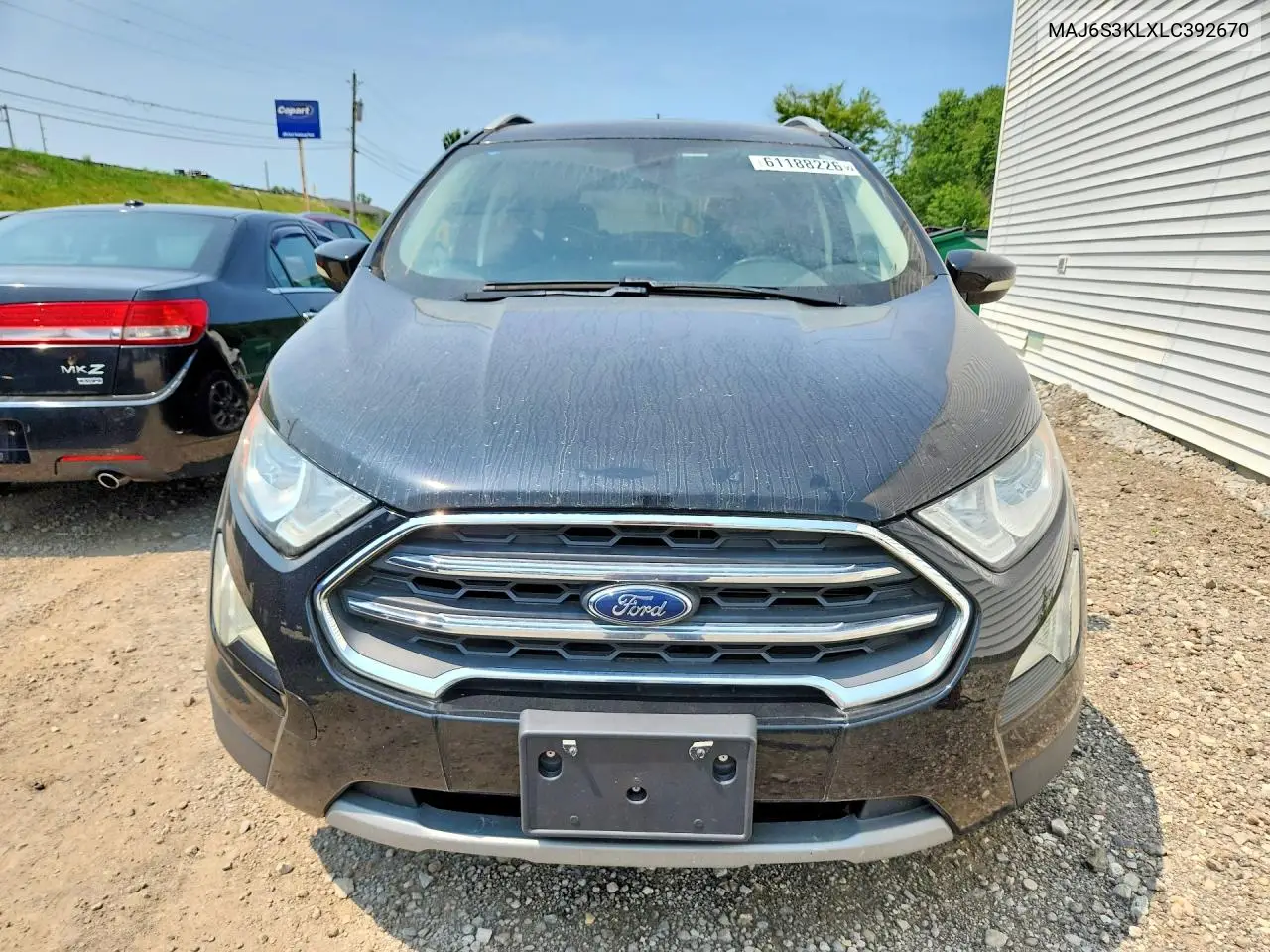 2020 Ford Ecosport Titanium VIN: MAJ6S3KLXLC392670 Lot: 61188226