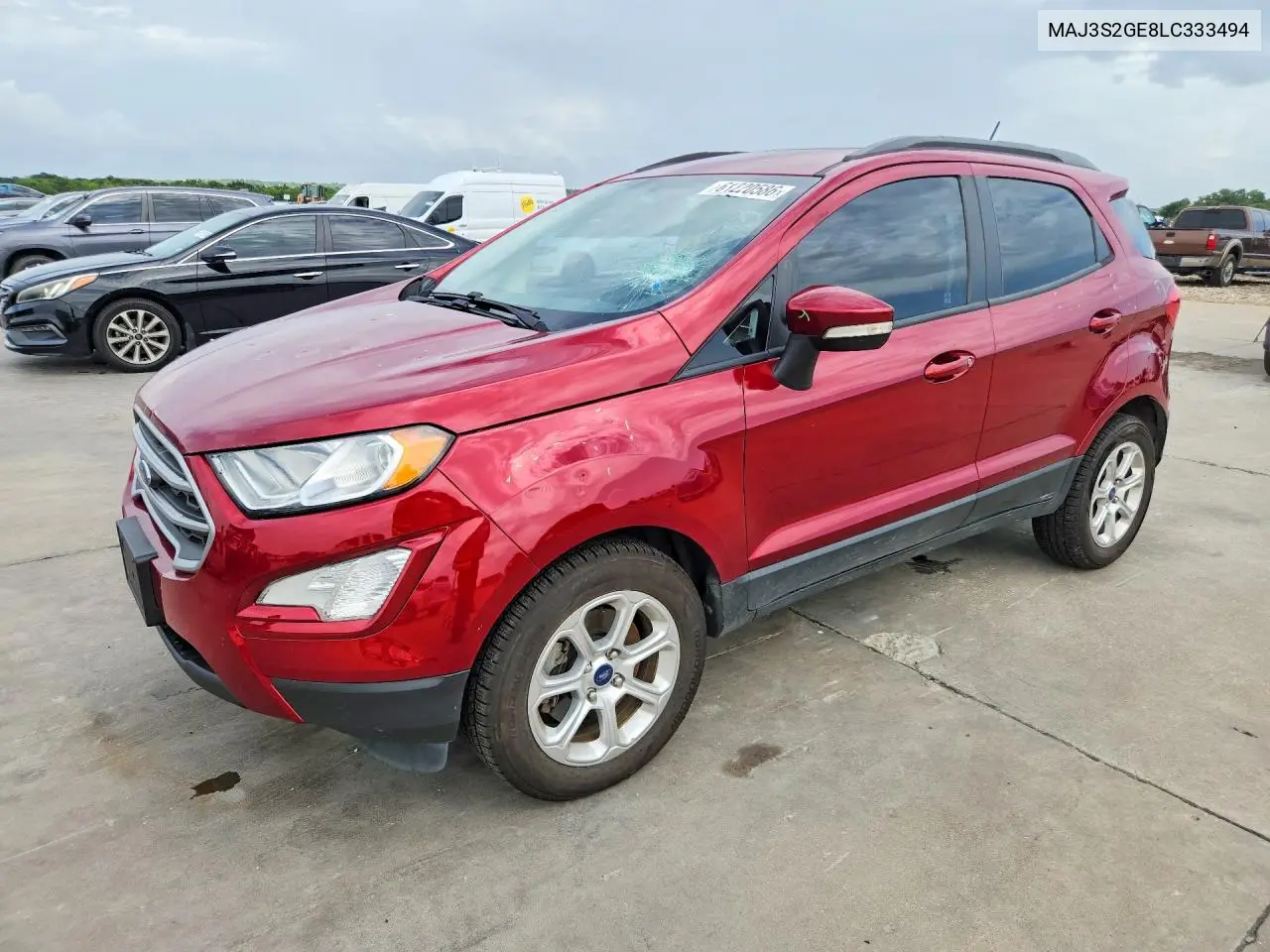 2020 Ford Ecosport Se VIN: MAJ3S2GE8LC333494 Lot: 61220586