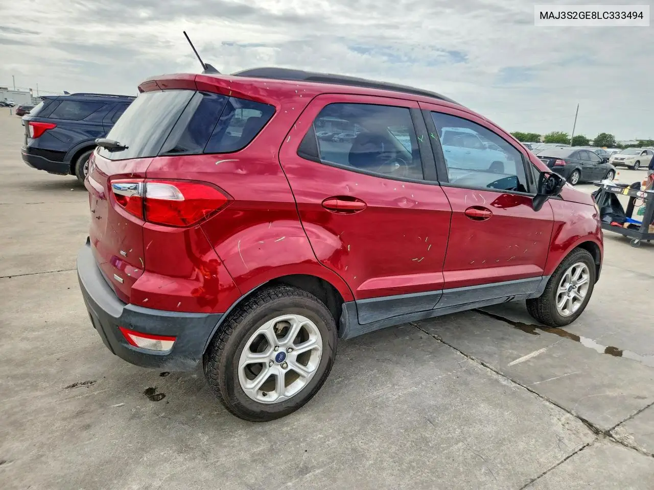 2020 Ford Ecosport Se VIN: MAJ3S2GE8LC333494 Lot: 61220586