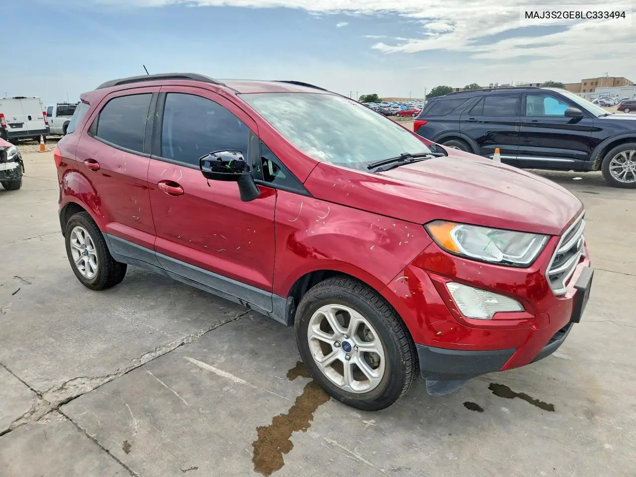 2020 Ford Ecosport Se VIN: MAJ3S2GE8LC333494 Lot: 61220586