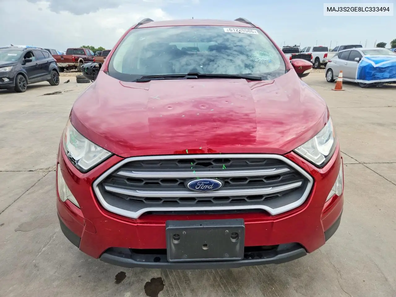 2020 Ford Ecosport Se VIN: MAJ3S2GE8LC333494 Lot: 61220586