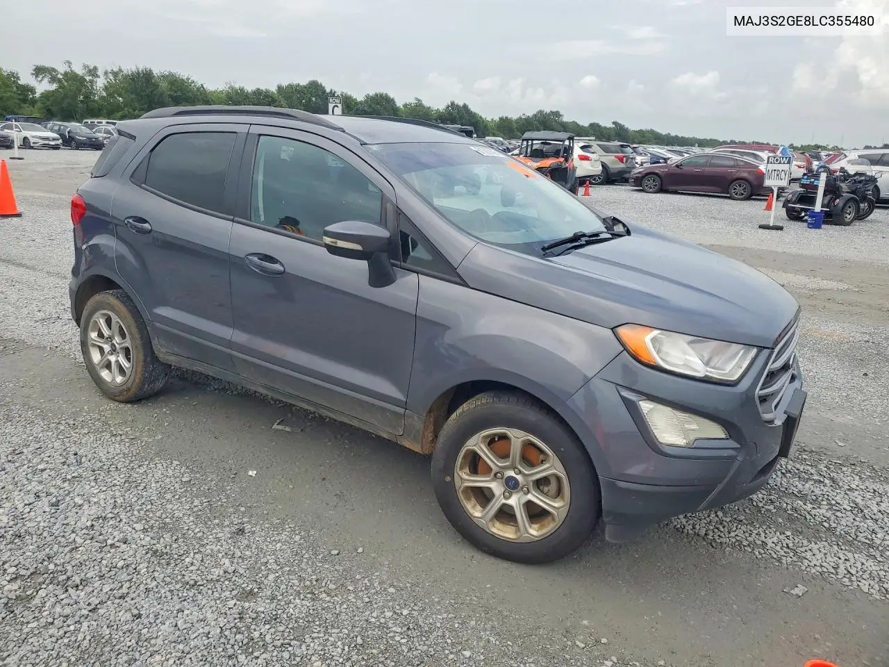 2020 Ford Ecosport Se VIN: MAJ3S2GE8LC355480 Lot: 61305606