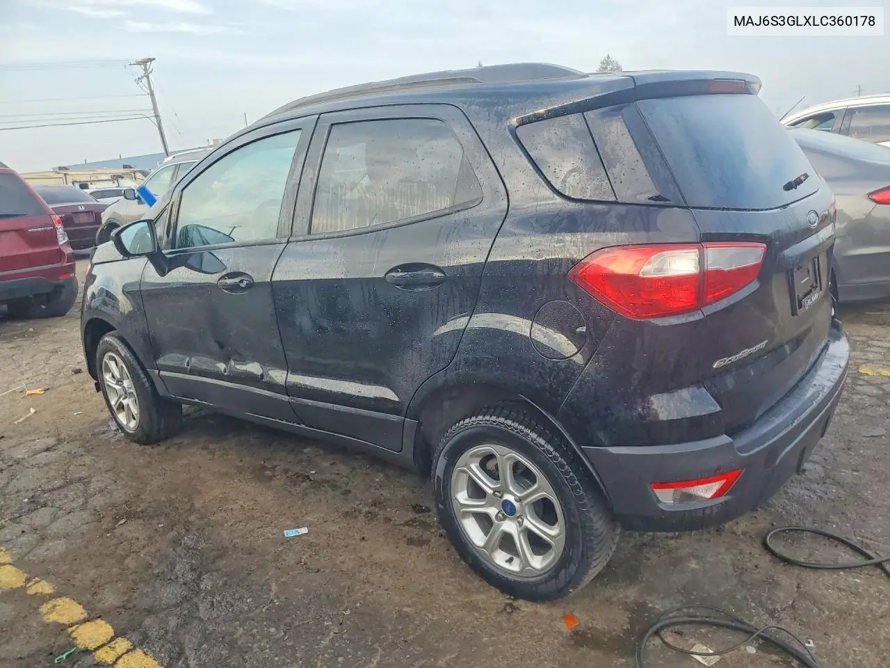 2020 Ford Ecosport Se VIN: MAJ6S3GLXLC360178 Lot: 61438856