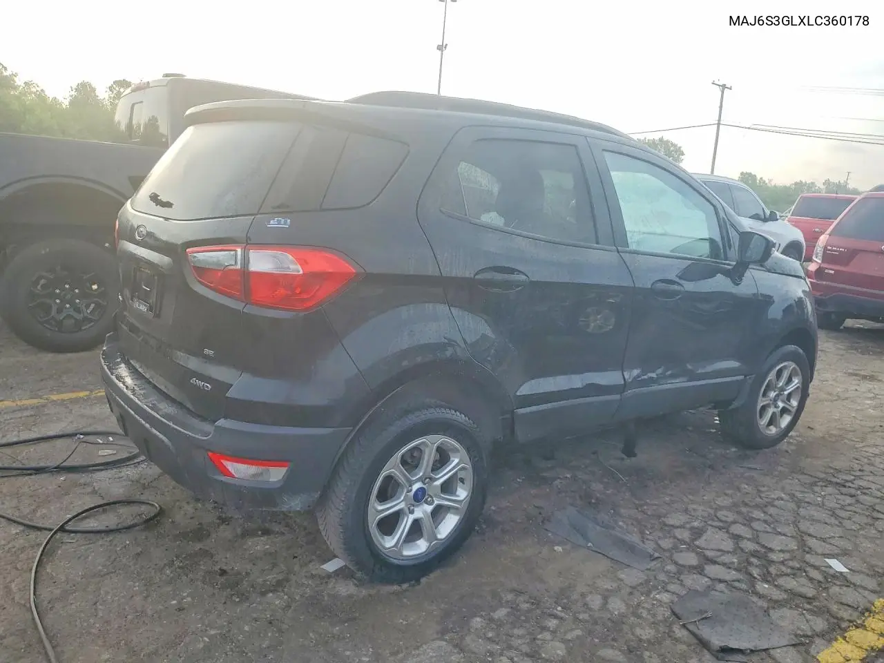 2020 Ford Ecosport Se VIN: MAJ6S3GLXLC360178 Lot: 61438856