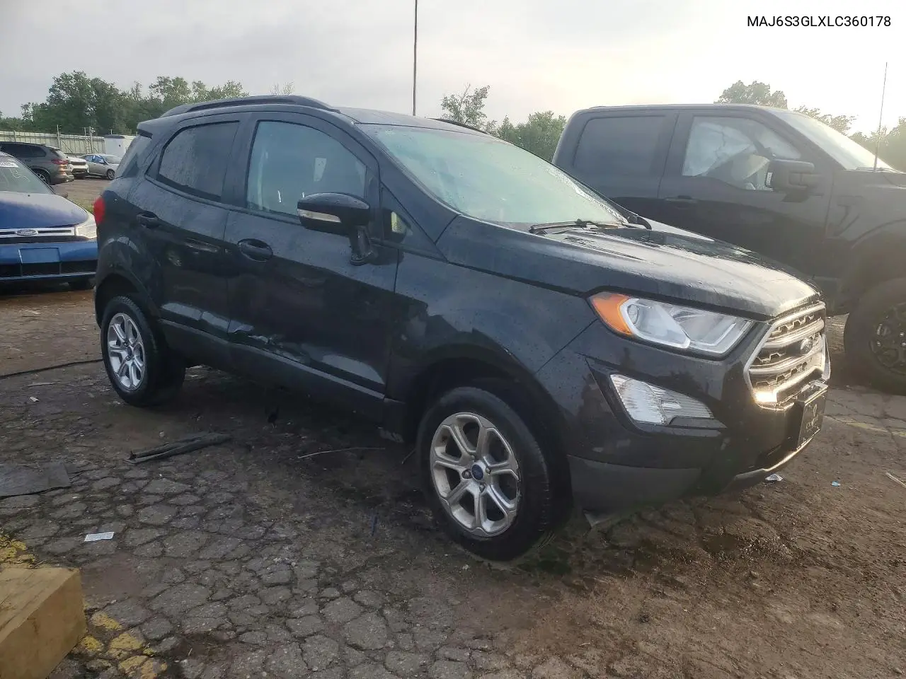 2020 Ford Ecosport Se VIN: MAJ6S3GLXLC360178 Lot: 61438856